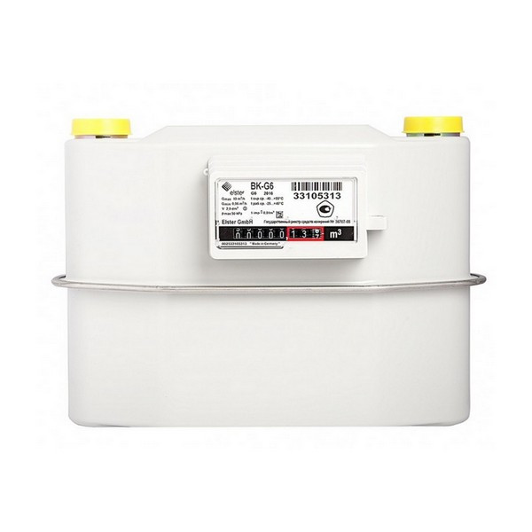 Счетчик газа BK-G6 250 мм (левый)