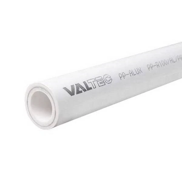 Труба полипропиленовая армированная алюминием VALTEC ALUX -40x6,7 (PN25, Tmax 70°C, штанга 4м)